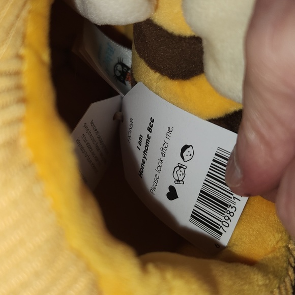 Jellycat Honeyhome Bee 7x7" 🐝 Soft & Plush NWT - Picture 4 of 6